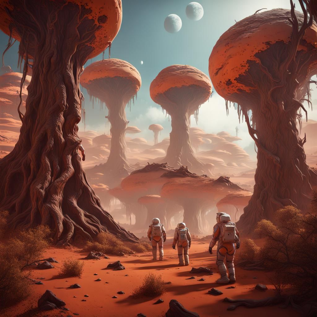 Astronauts Discover a Cursed Forest on Mars