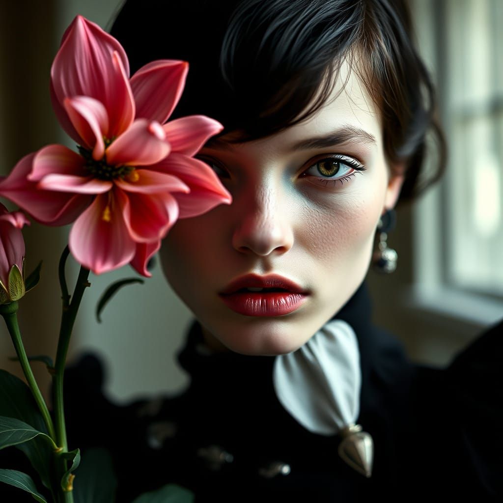 Mandelbrot set flower