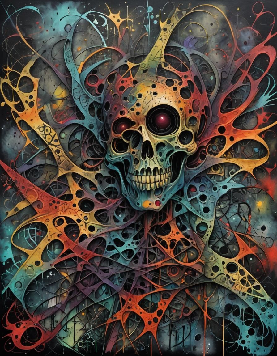 Abstract Emotions in Dark Gothic Expressionism