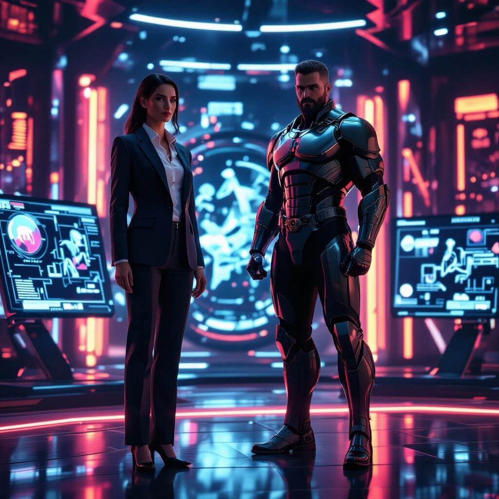 Athena as Tech CEO Unveils New Product