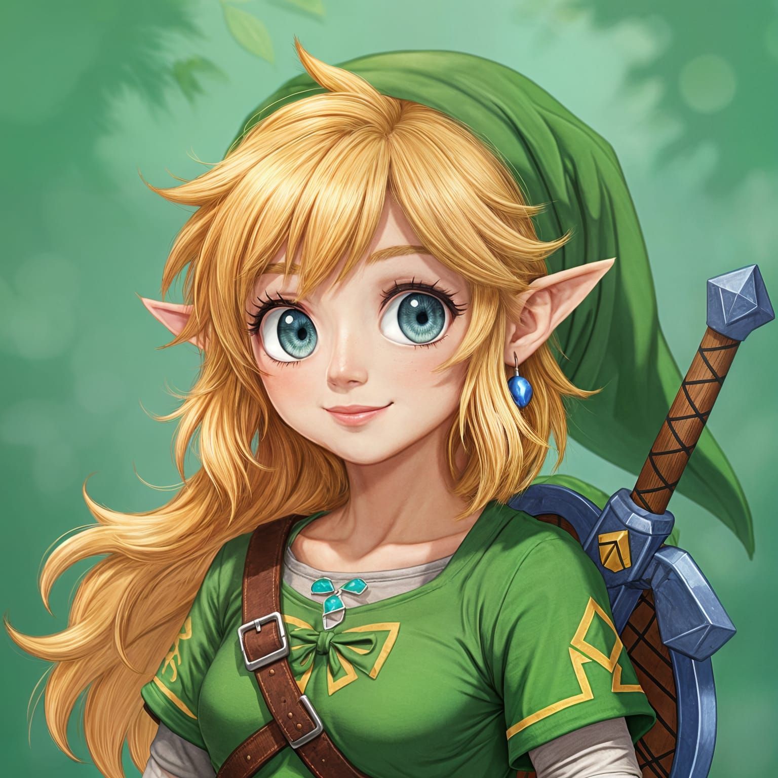 Stylized Sheikah Slate from Zelda