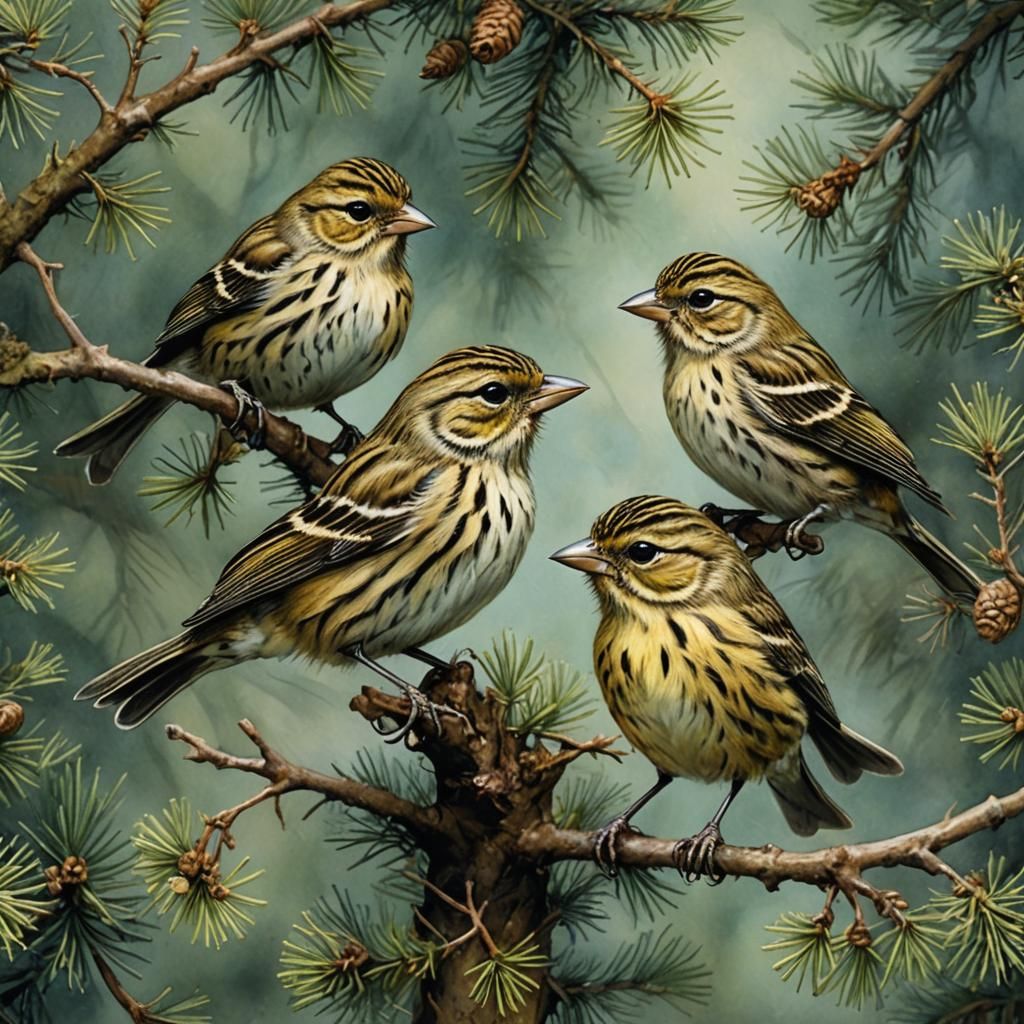 pine siskins