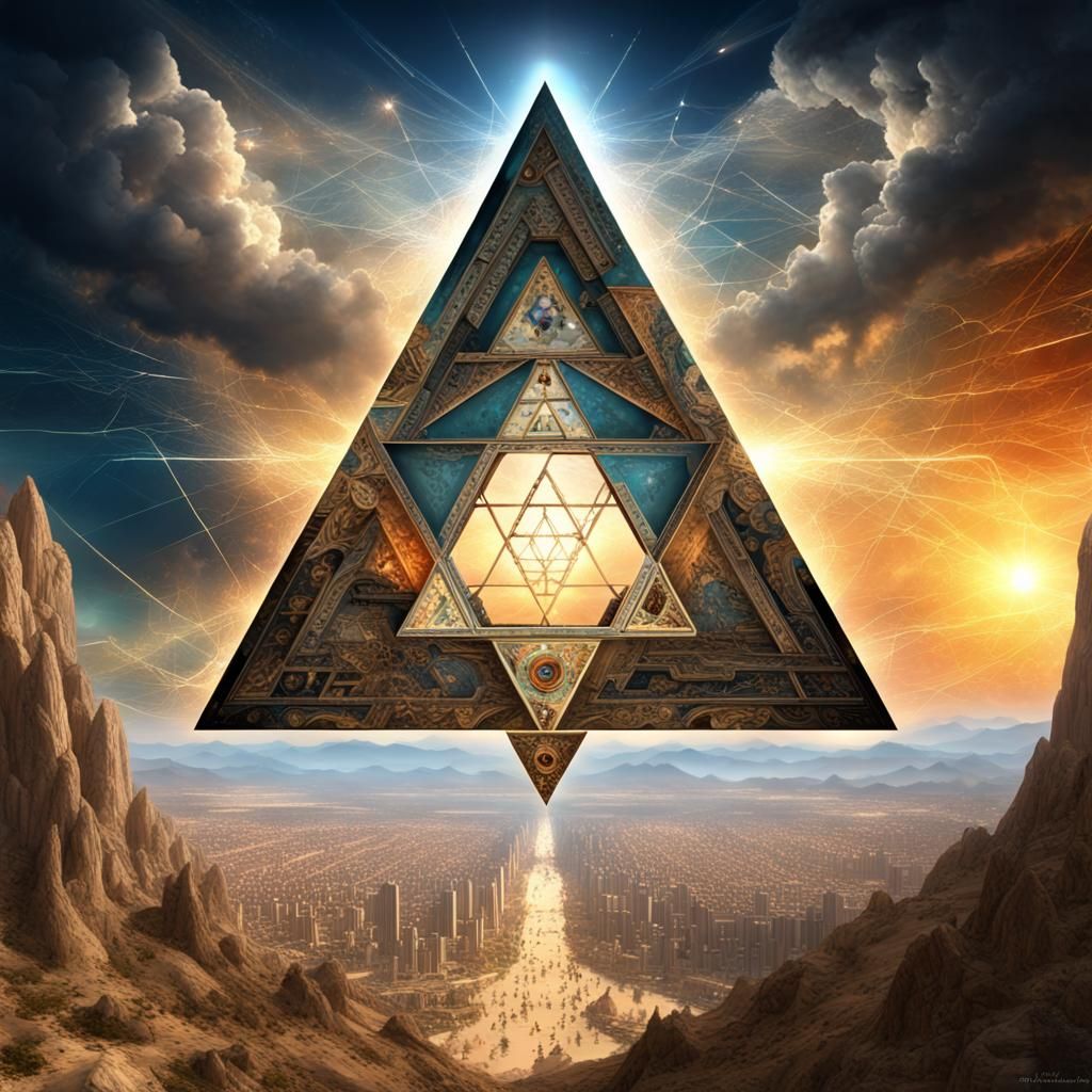 Kabbalistic Key: Time Dilation in Digital Matte Painting