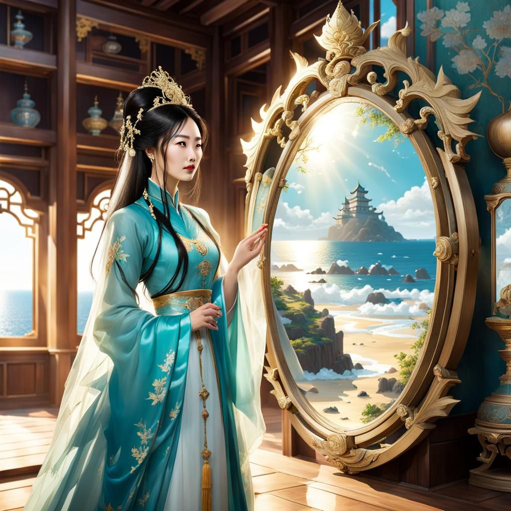 Chinese Princess and the Magic Mirror