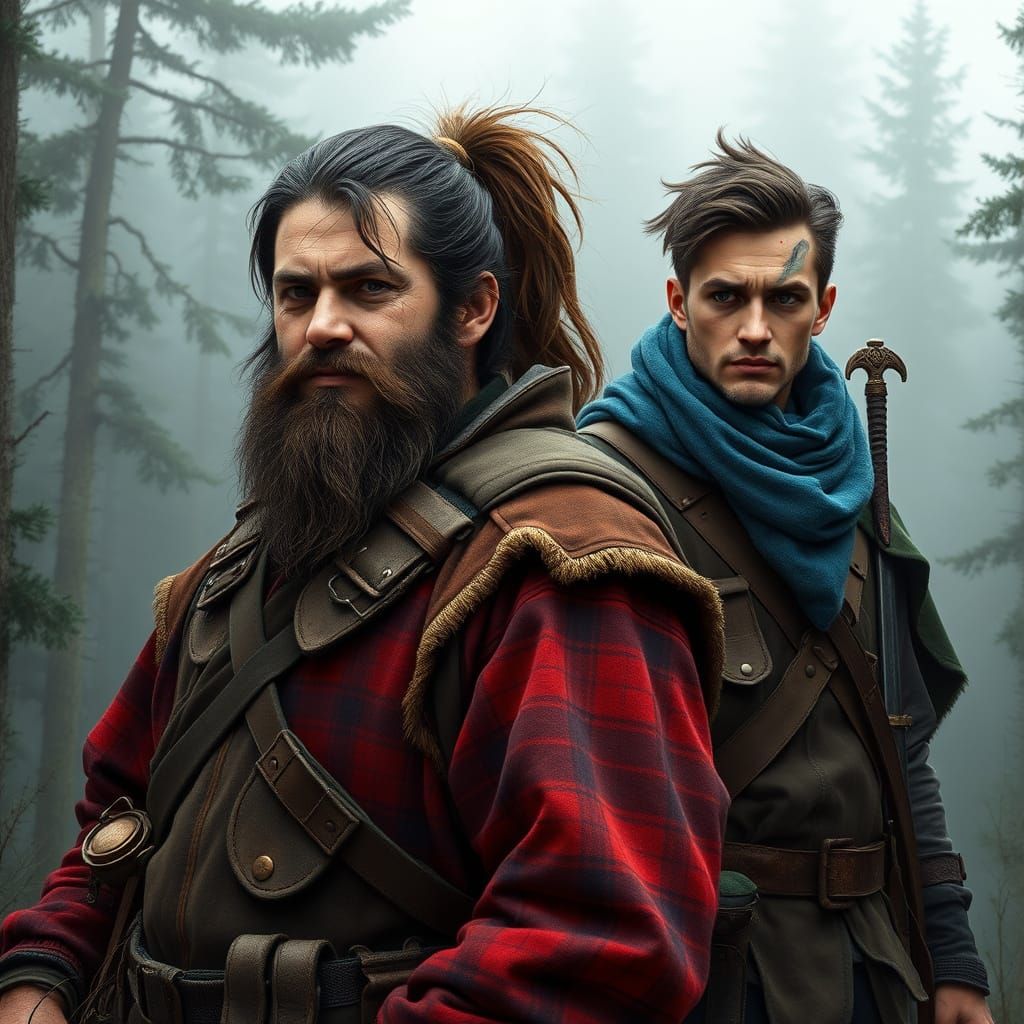 Mysterious Hunters Guard Primeval Cedar Forest