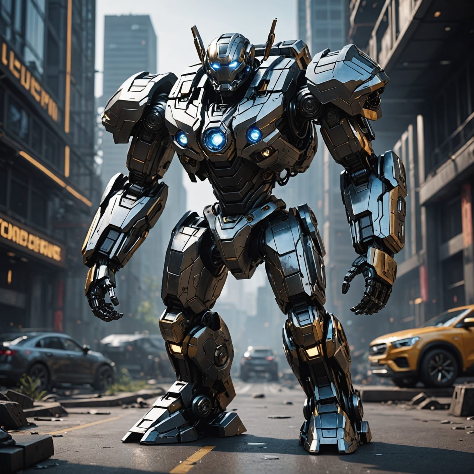 Avengers Reimagined with Intricate Mech Details