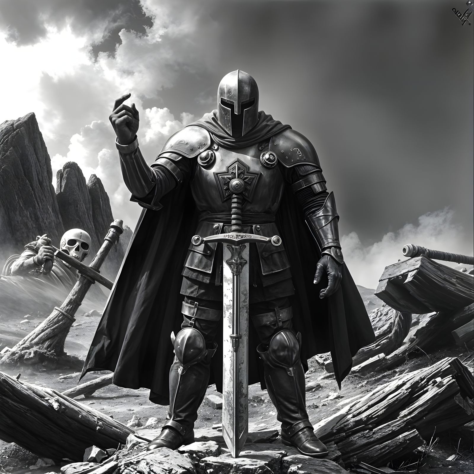 Charcoal Drawing: Generosity as a Sign of Bravery