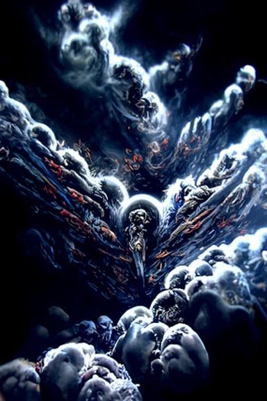 Heaven and Hell Digital Illustration