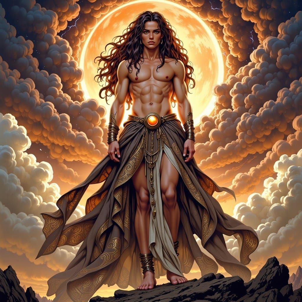 Jupiter-Inspired Character in 4K Anime Style