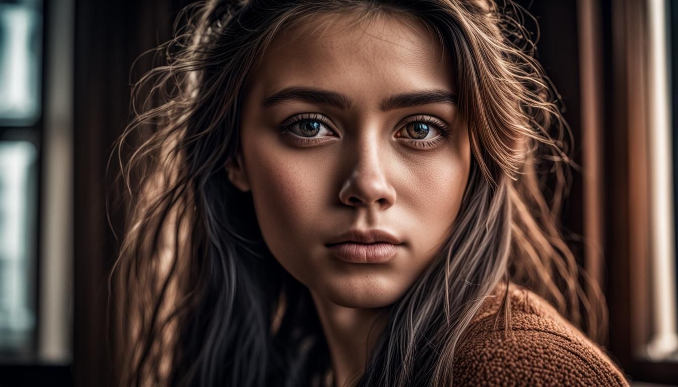 Hyperrealistic Portrait with Intricate Details