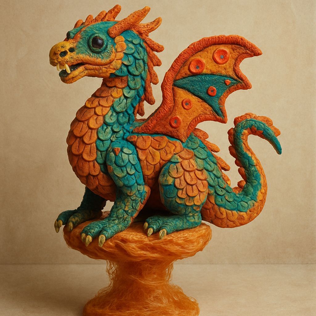 Spectacular Cake Dragon Sculpture Inspired by Digital Art