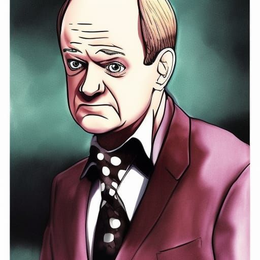 Frasier Crane in Anime Style