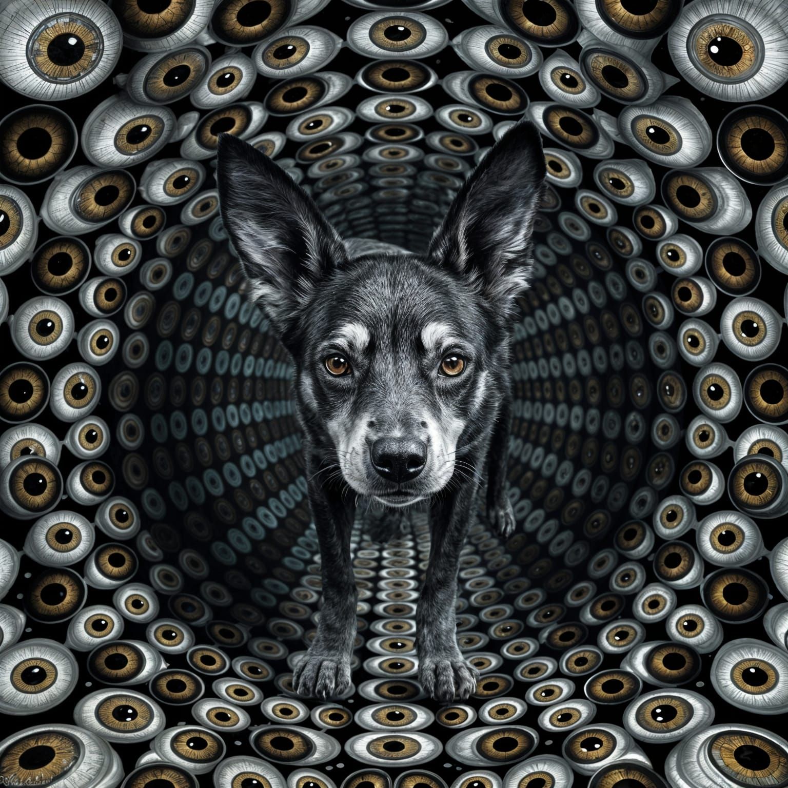 Warped Realities of Argus Dog Eyes