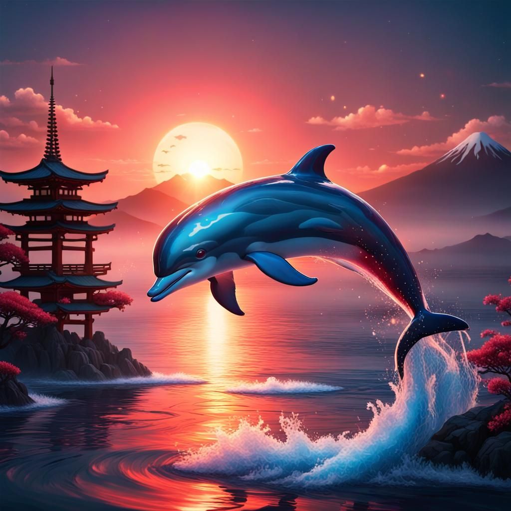 Majestic dolphin (A)