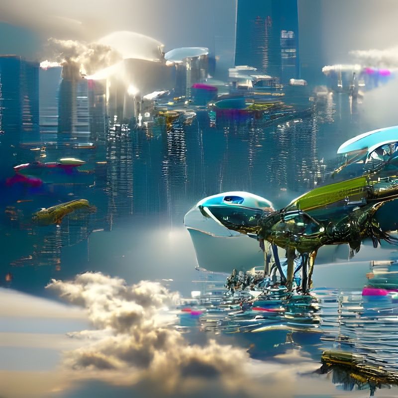 Ascended Species Build a Biopunk Future