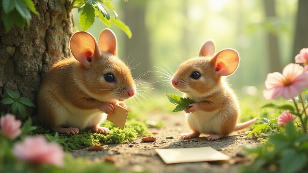 Aiko the Mouse Delivers a Letter