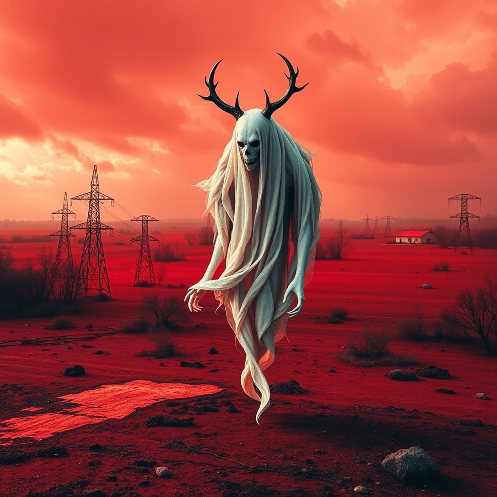 The scary Ghost of the  "rusty [red] Forest" as a patronus o...