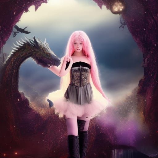 Kitty's pet Dragon