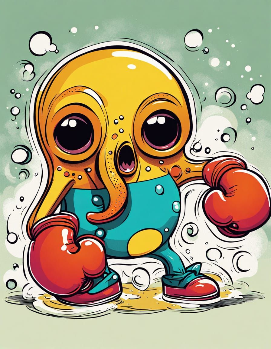Punch Drunk Octopus Boxer