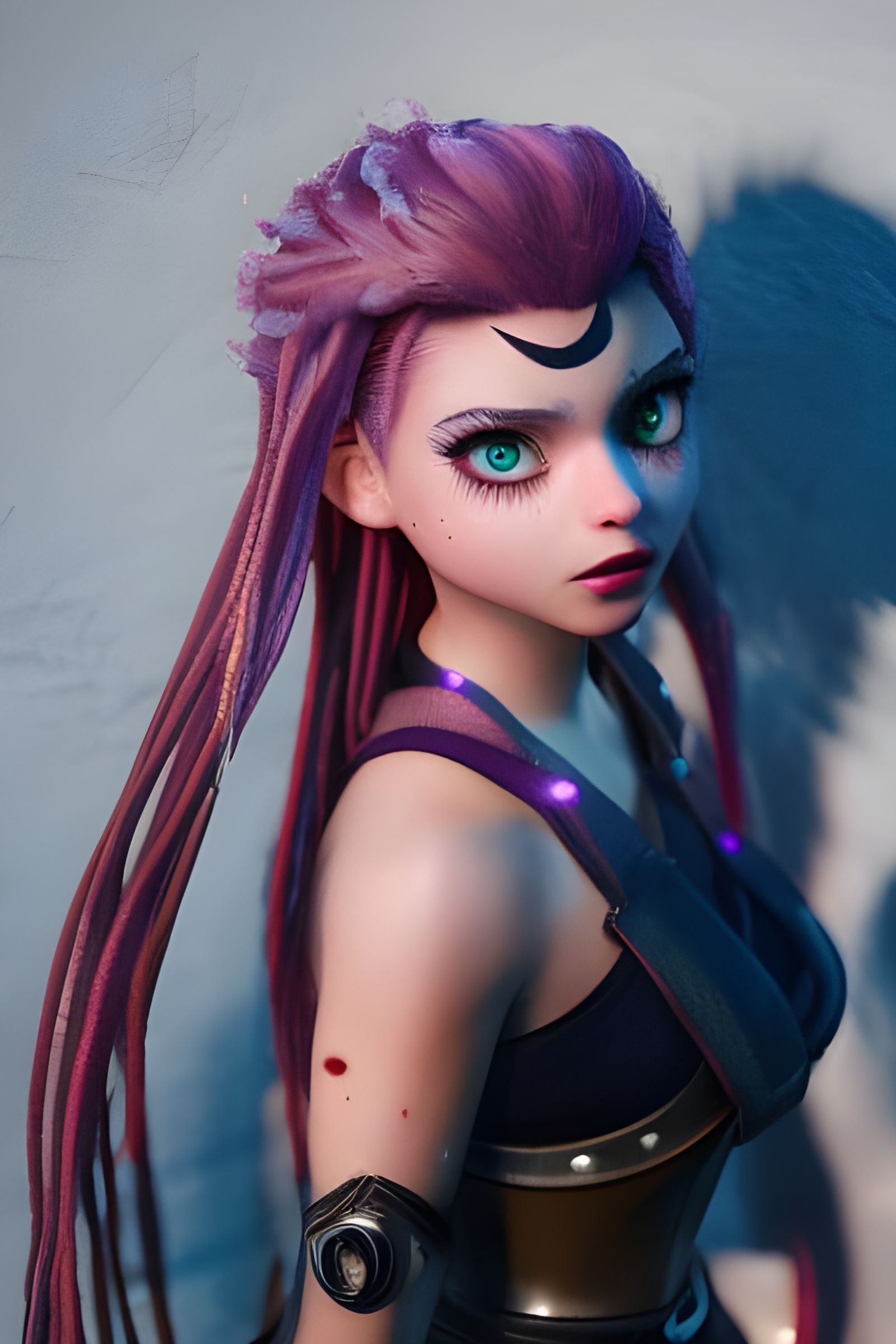 Tested the "CGI Character" modifier on my horror doll prompt