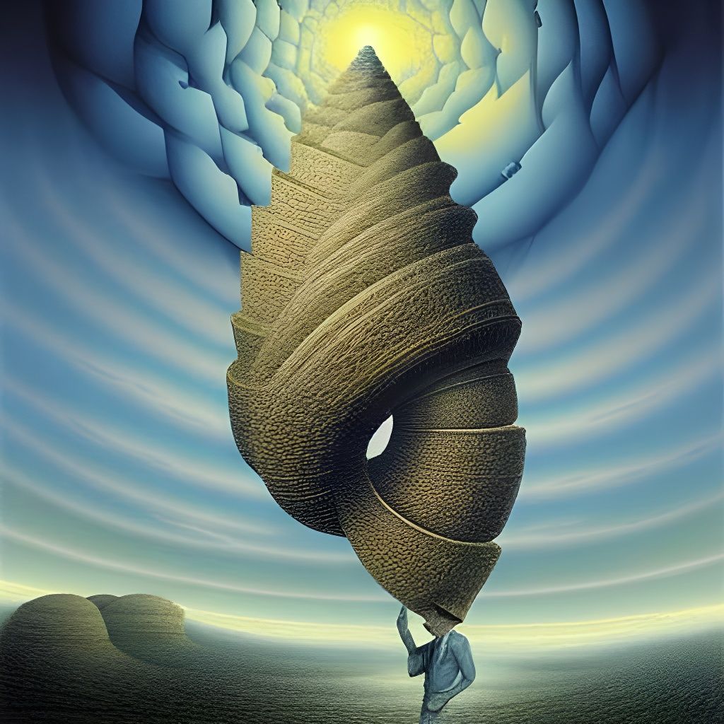 Surreal Shattered Earl Grey Tea Cup