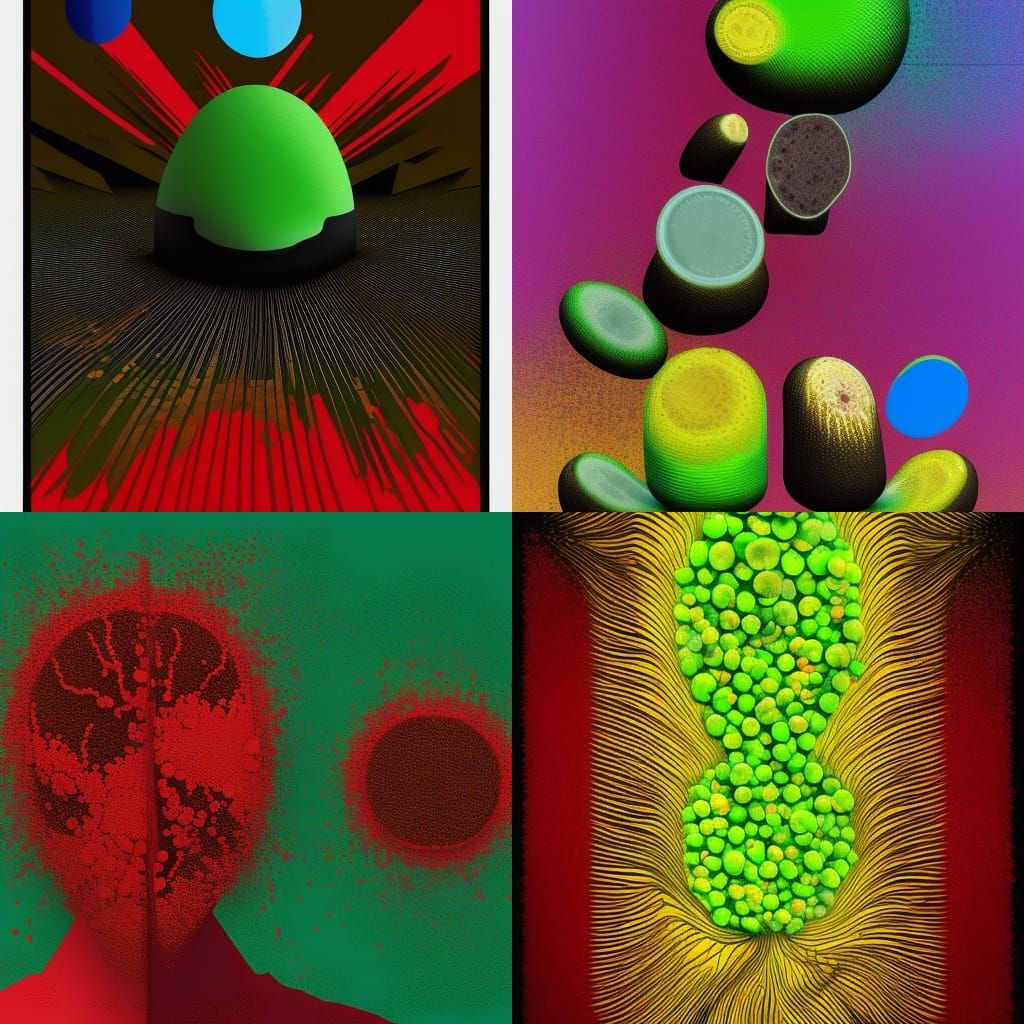 Seeds Bursting Forth: A Pop Art Regeneration