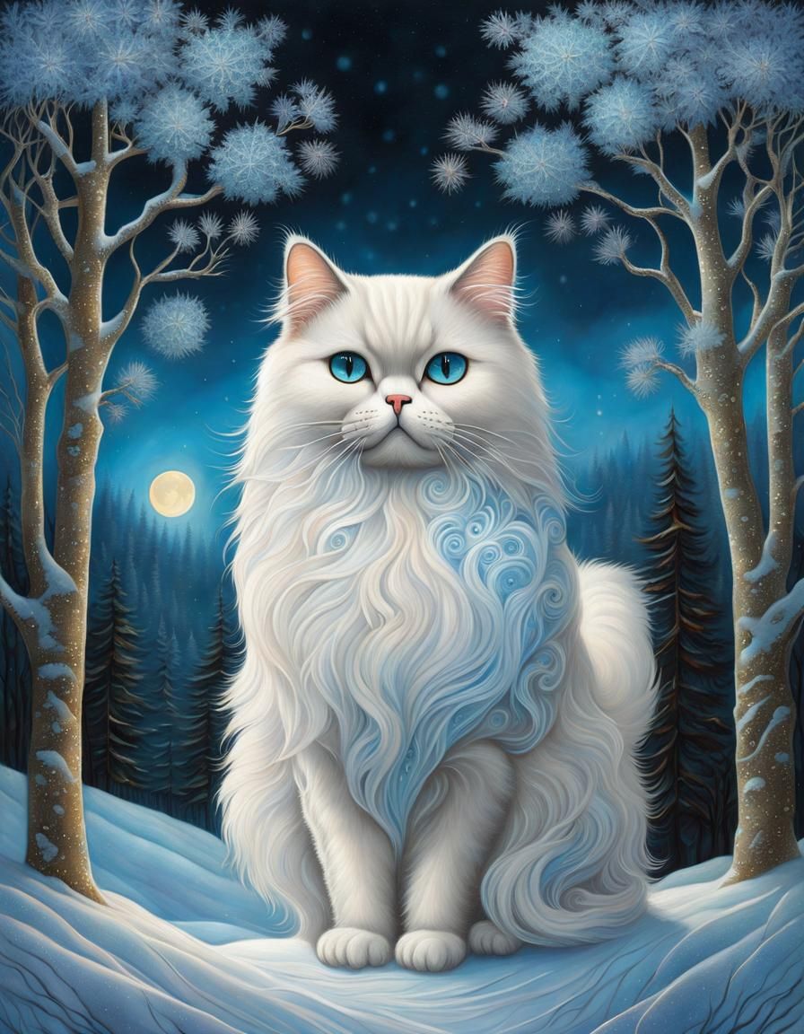 The Snow Cat is looking forward to Winter