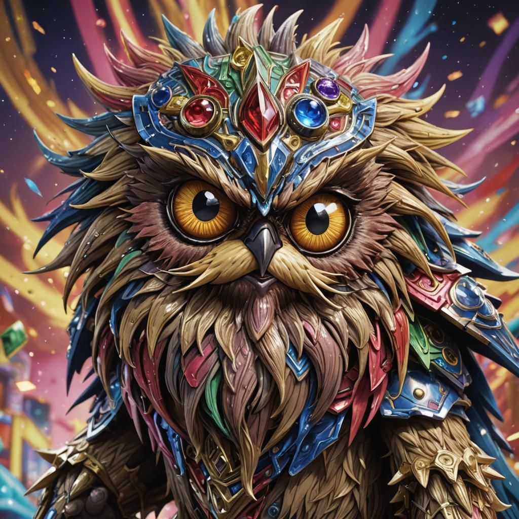 Hyperrealistic Kuriboh Splash Art from Yugioh