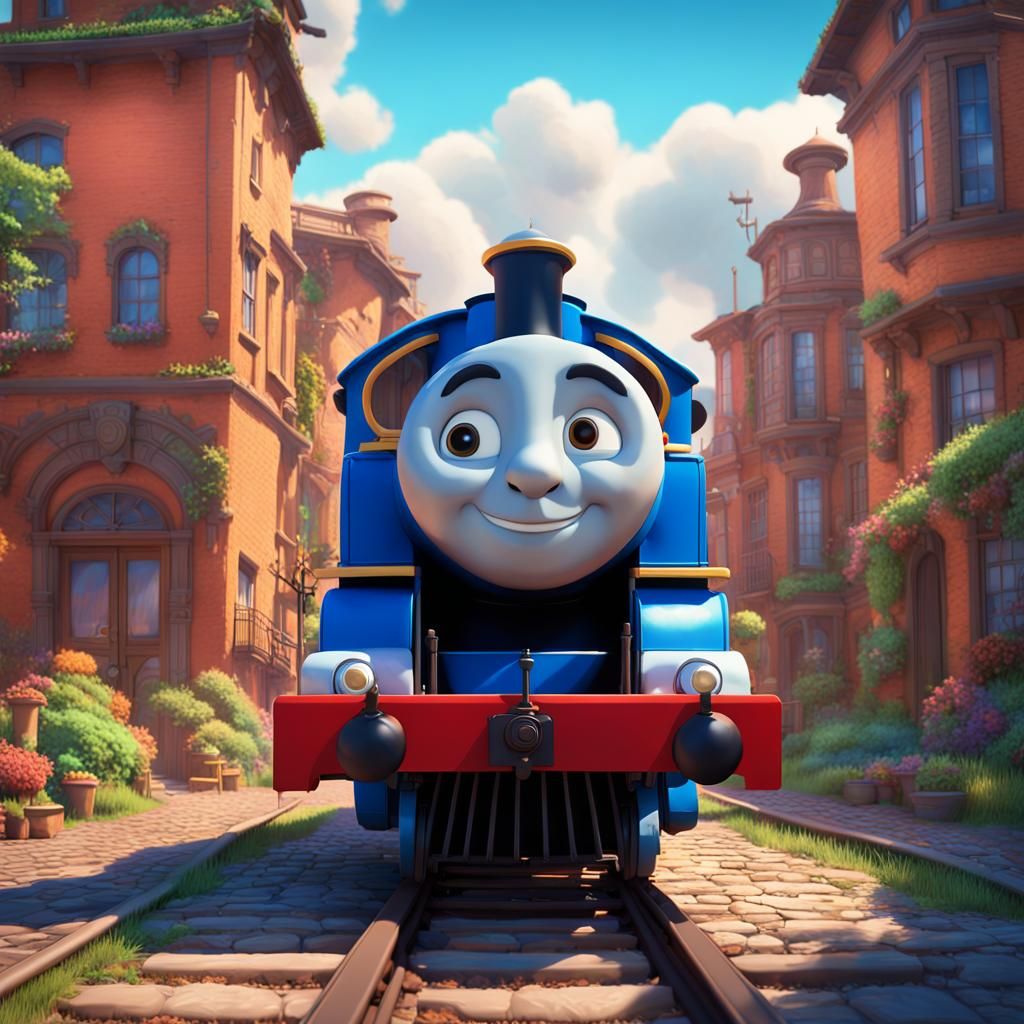 The Little Engine That Could: Studio Ghibli Style