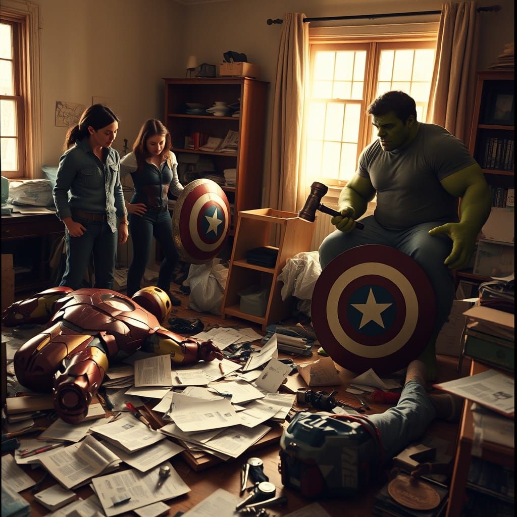Avengers Struggle to Assemble IKEA Furniture in Hilarious Ch...