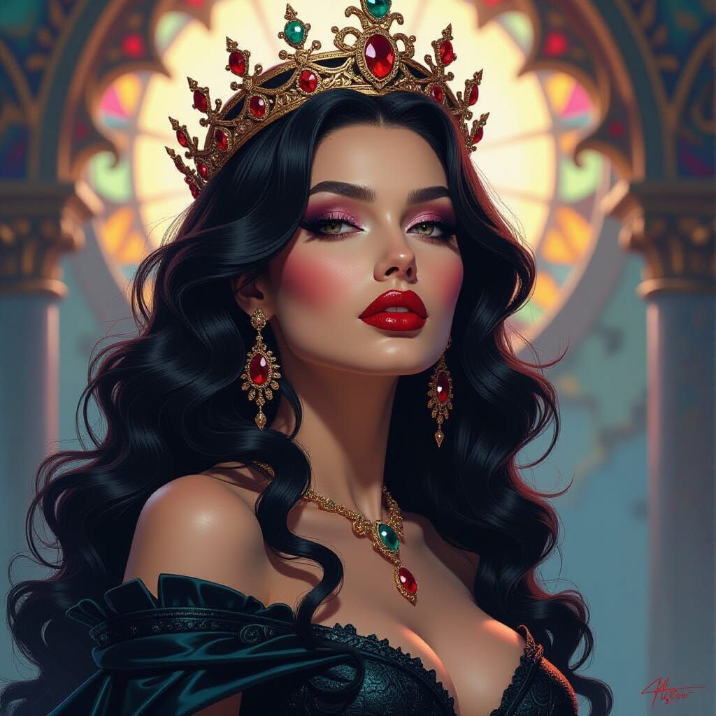 Queen of the Damned Splash Art Painting