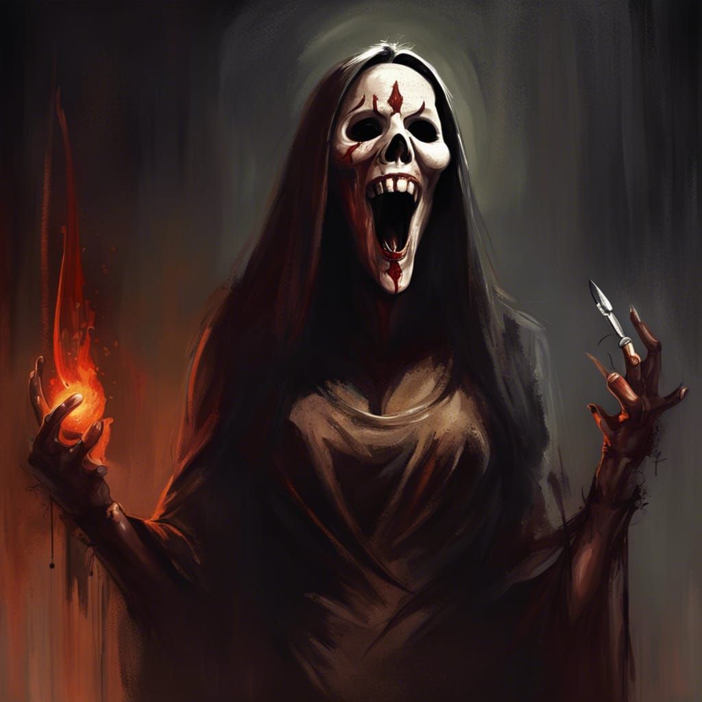 Sinister Horror Scream Queen