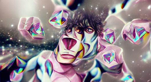 Dynamic Crazy Diamond Digital Art