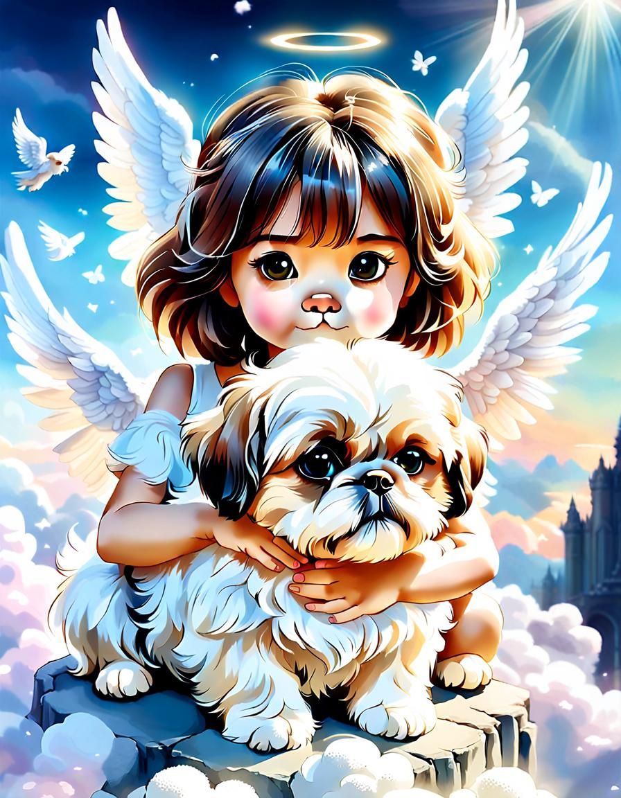 Angel and Her Dog