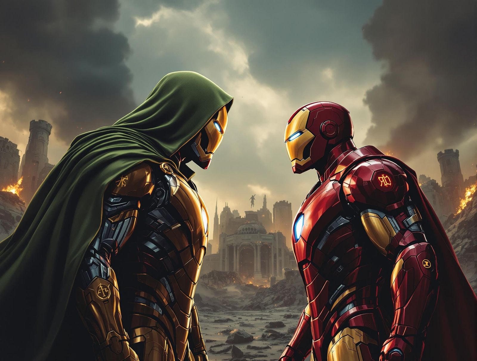 Iron Man Battles Doctor Doom in Epic Showdown
