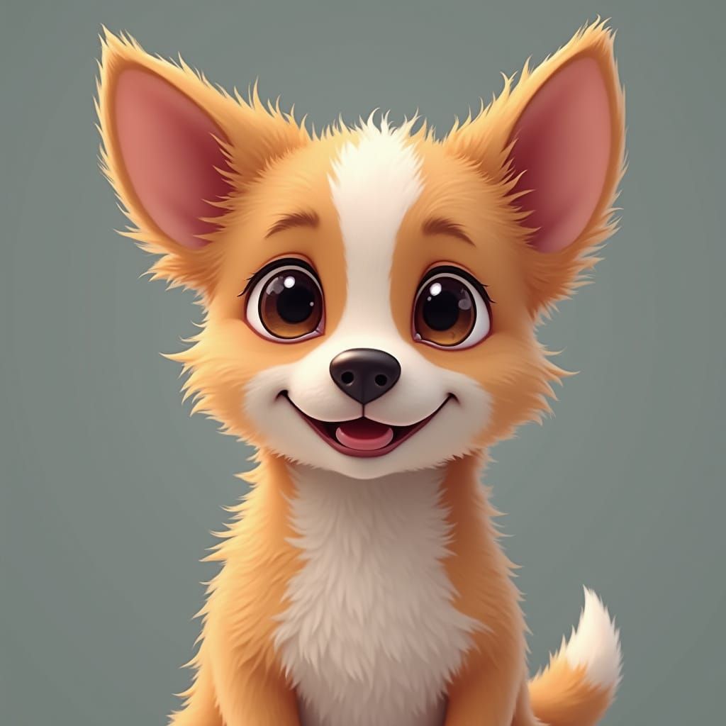 Cute Dog Generated by AI