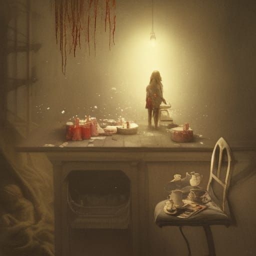 Victorian Candy Horror: Sugar Cubes in Tea