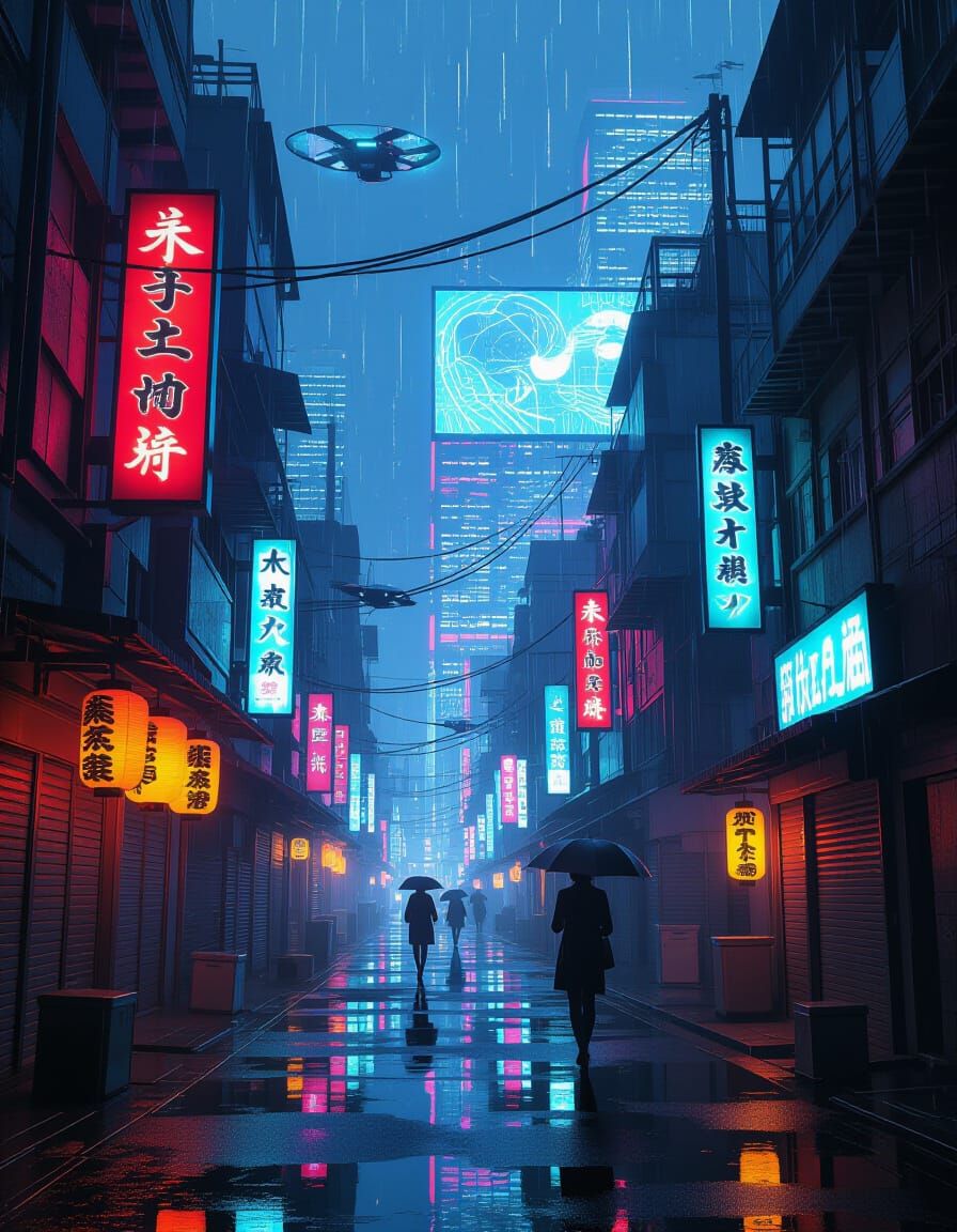 Showa Cyber Apartment in Neo-Akasaka Ruins