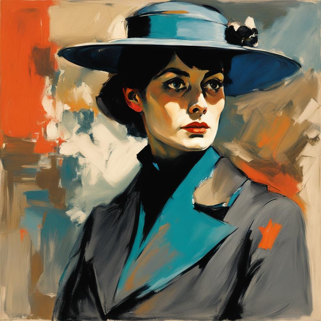 1960s Spy Portrait in John Singer Sargent Style