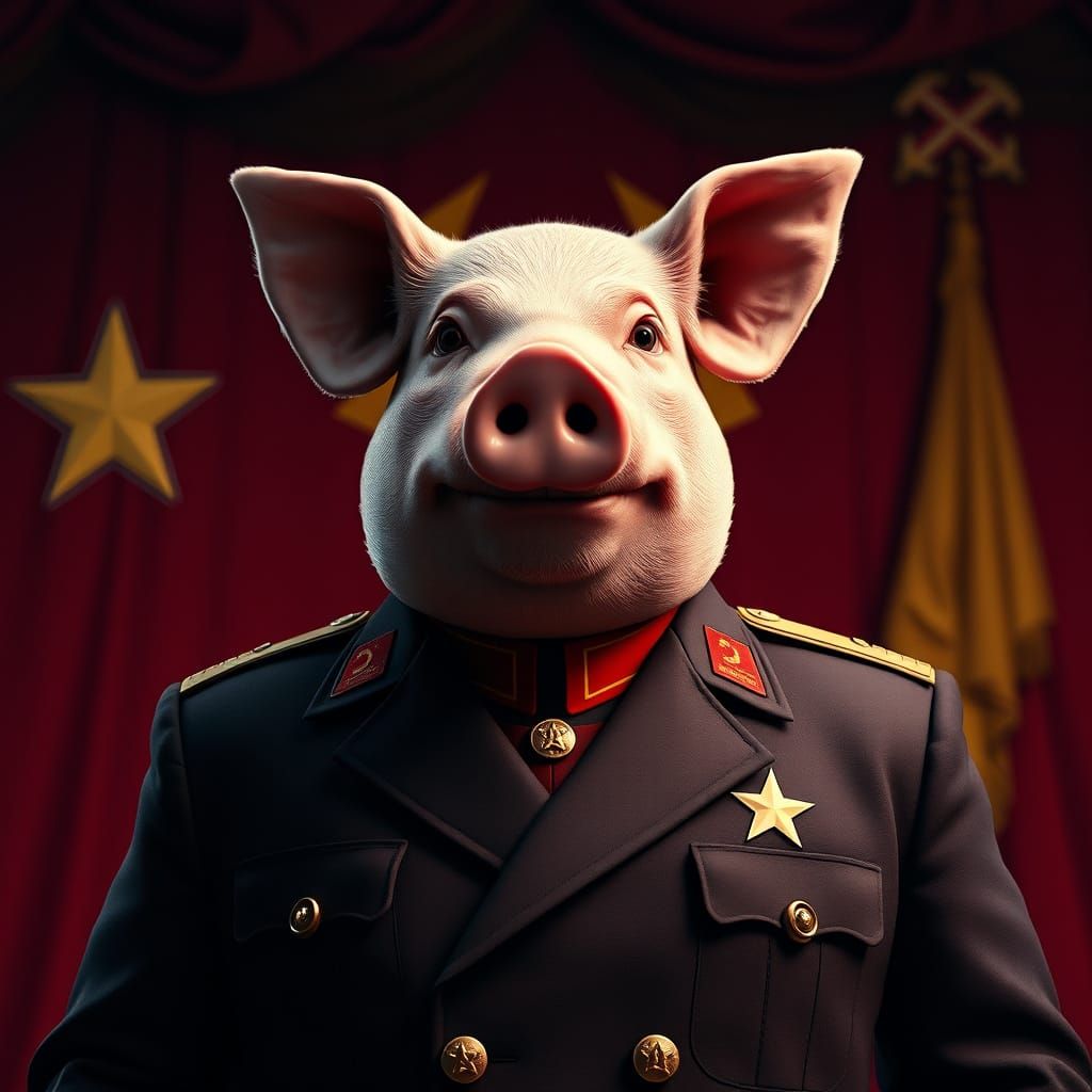 Pig in Presidential Splendor