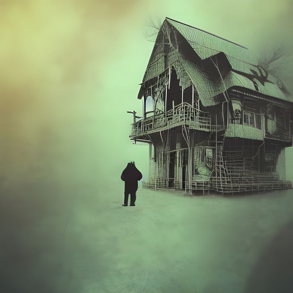 Complex Contemporary Art: Blending Beauty and Horror