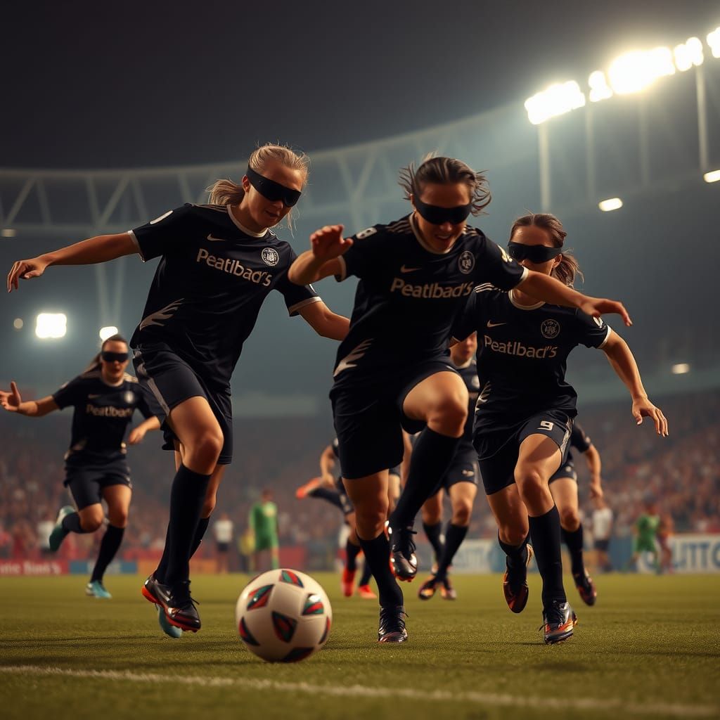 Paralympic Blind Soccer: Dramatic Film Still