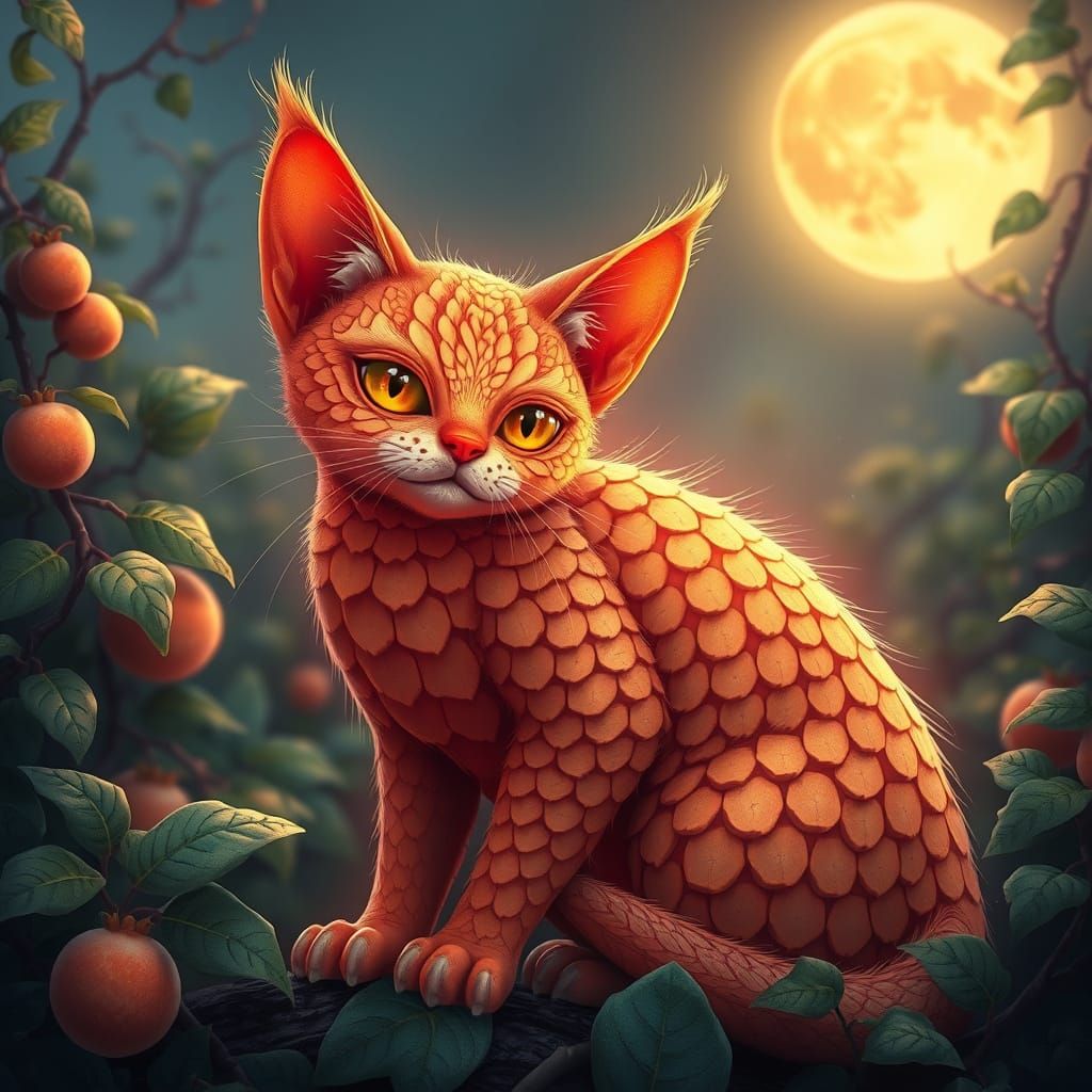 realistic starfruit cat hybrid