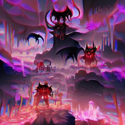 Infernal Landscape of a Demon's Realm