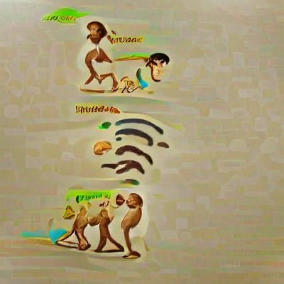 Abstract Visualization of Human Evolution