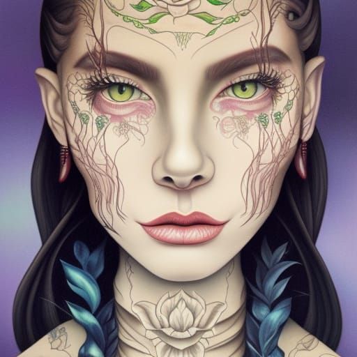 Ethereal Dreamscape Inspired by Illustrative Paintings