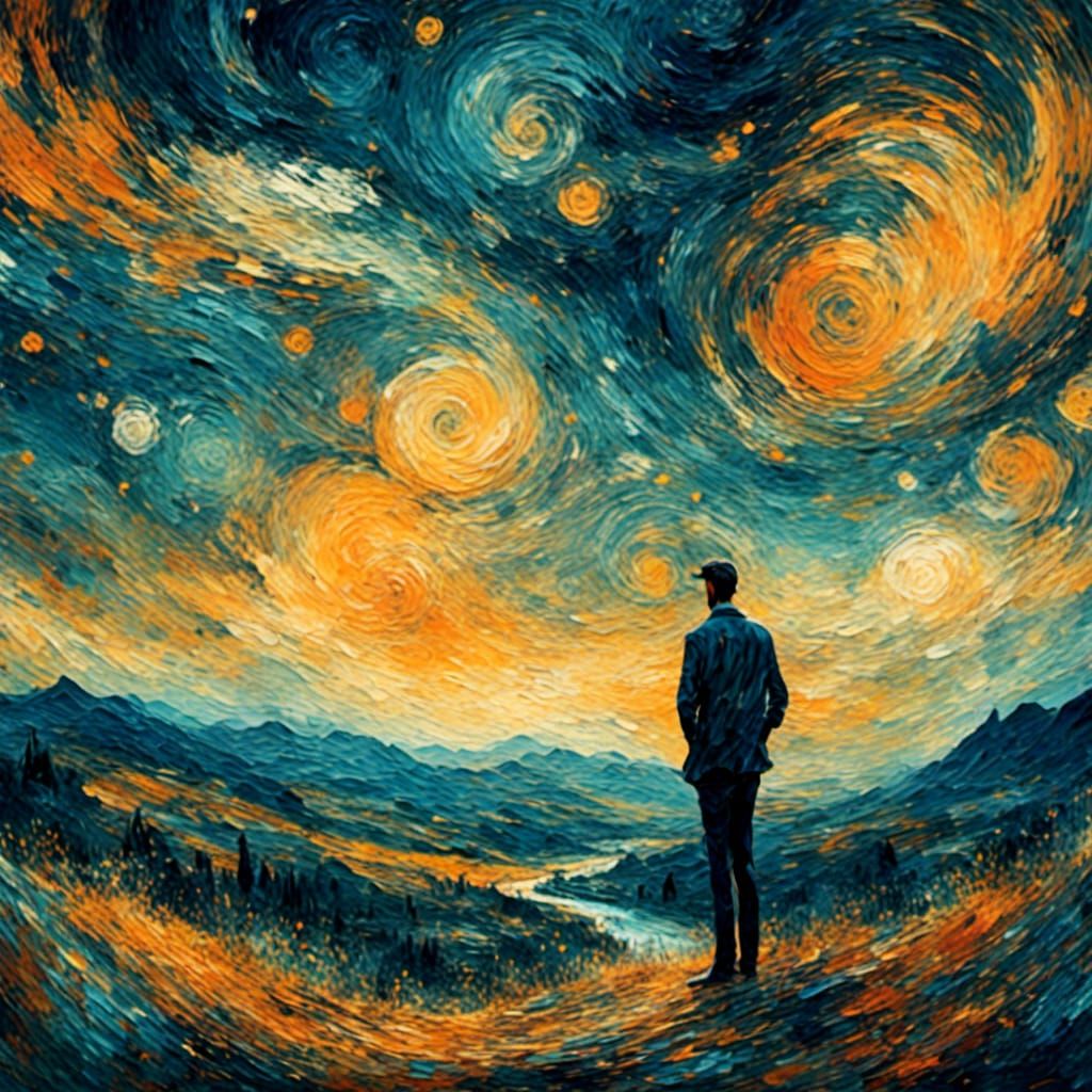 Dreamlike Landscape in Impressionistic Style