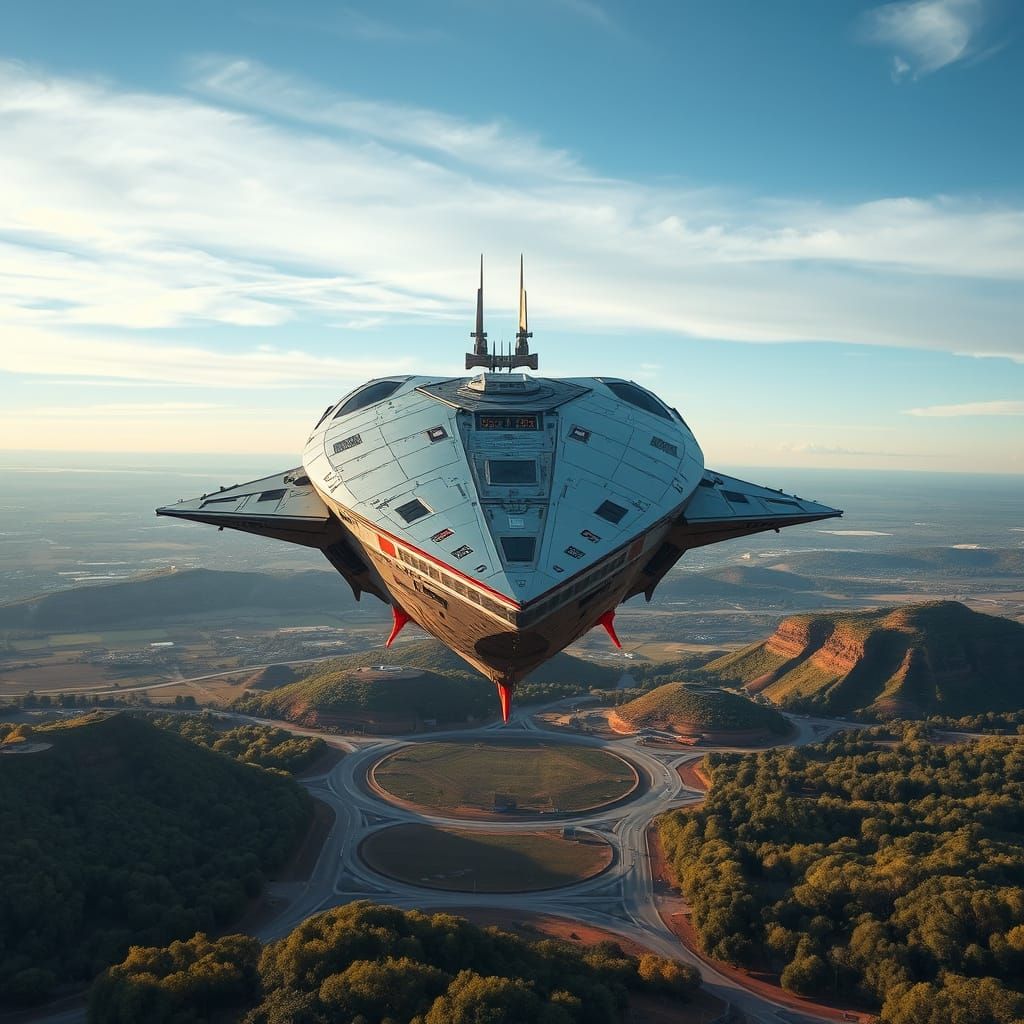 Romantic Spacecraft Touches Down