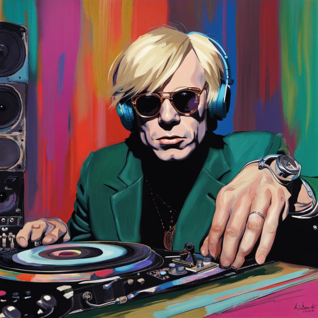 Andy Warhol as DJ: Hyperrealistic Painting in Jewel Tones