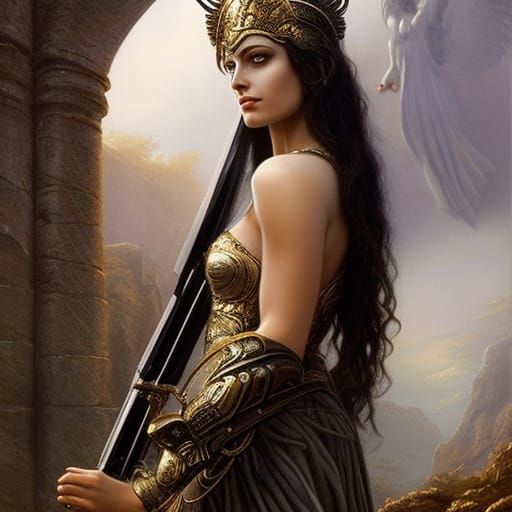 Guardian at the gates of heaven